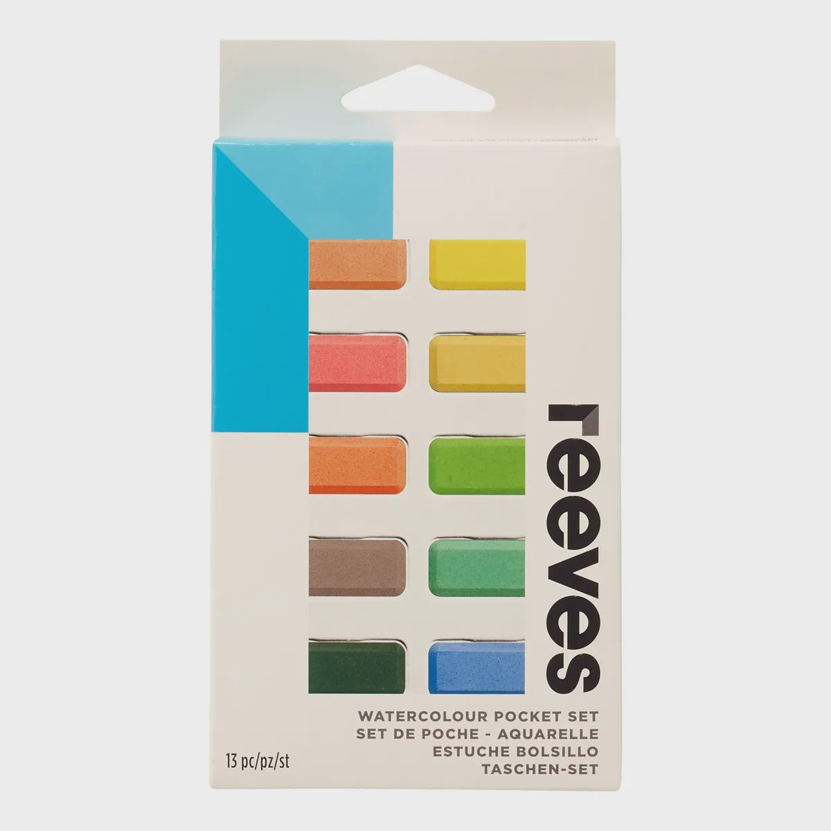 Reeves Set Water Colour Paint Pocket 12 Pce