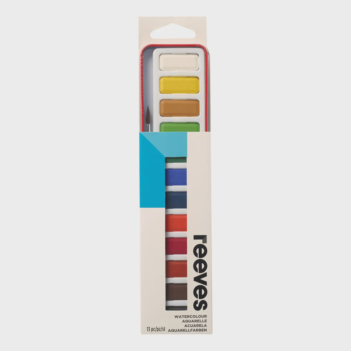 Reeves Watercolour Paint Set -Tin of 12