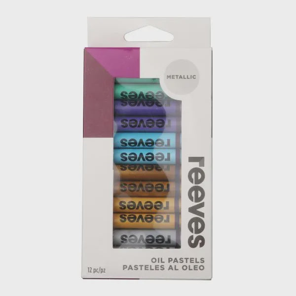 Reeves Oil Pastel Metallic Set 12 Pce