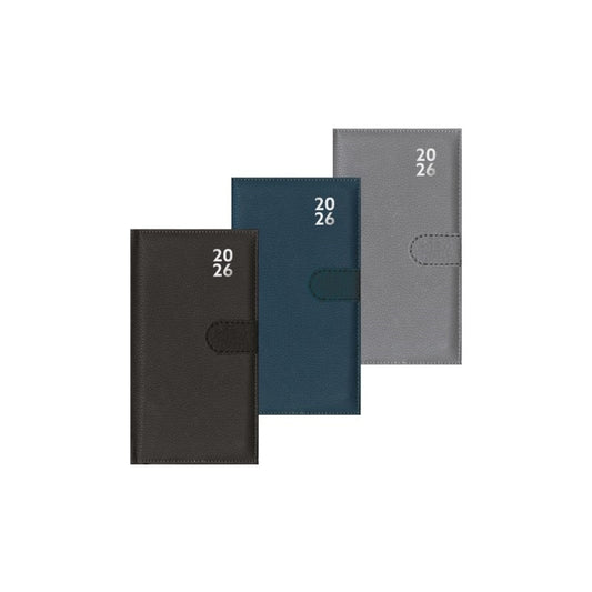 2026 Diary Slim Soft Cover with Pen -  Week to View