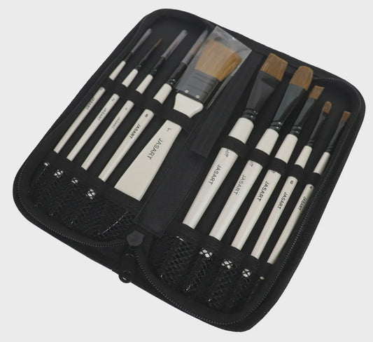 Jasart Natural Brush Wallet Set 10 Pce