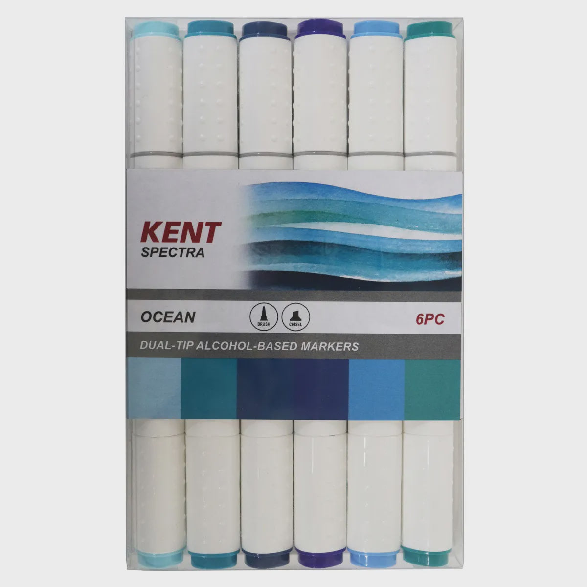 Kent Spectra Brush Marker Set/6 Ocean