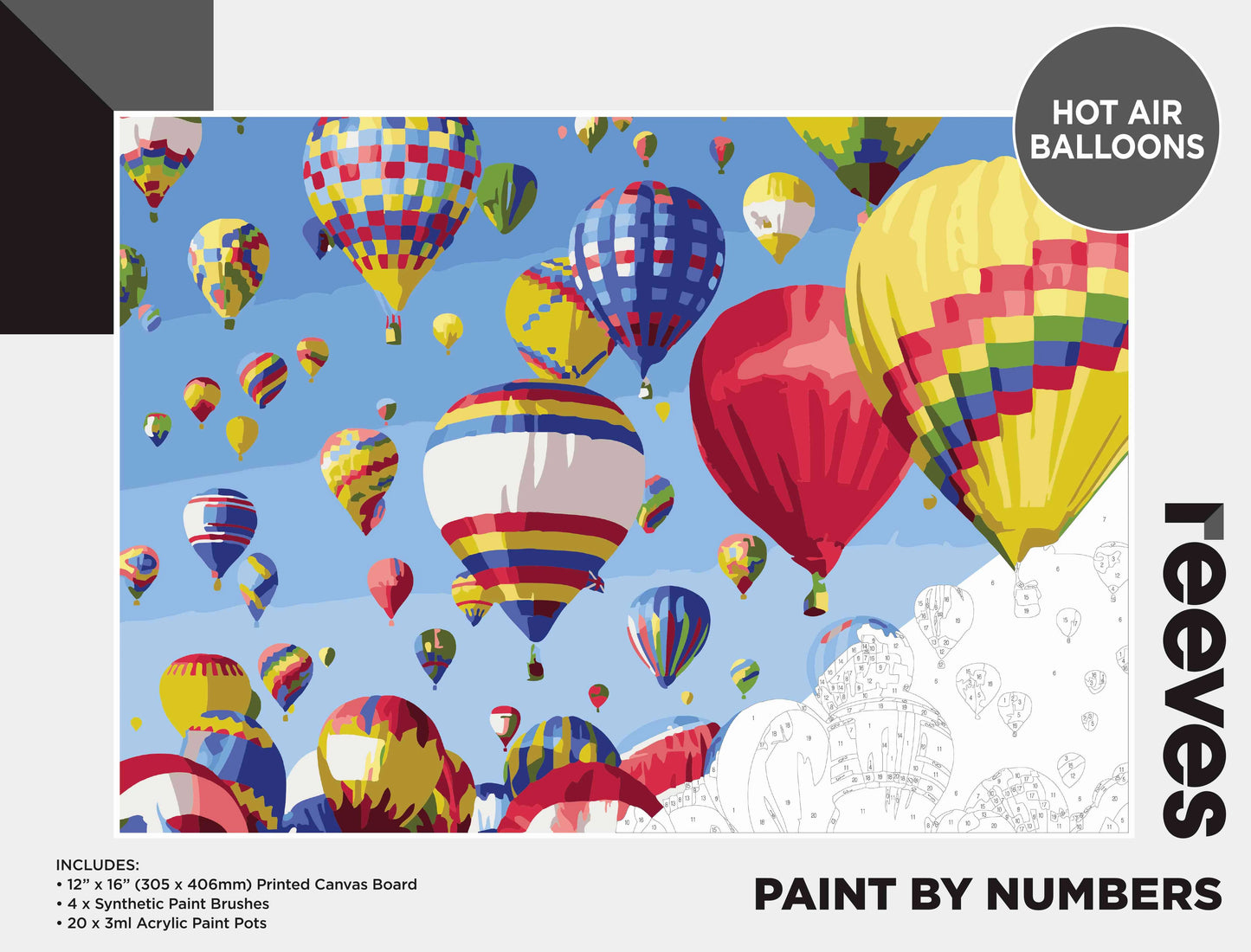 Reeves Paint By Numbers - 19 Designs