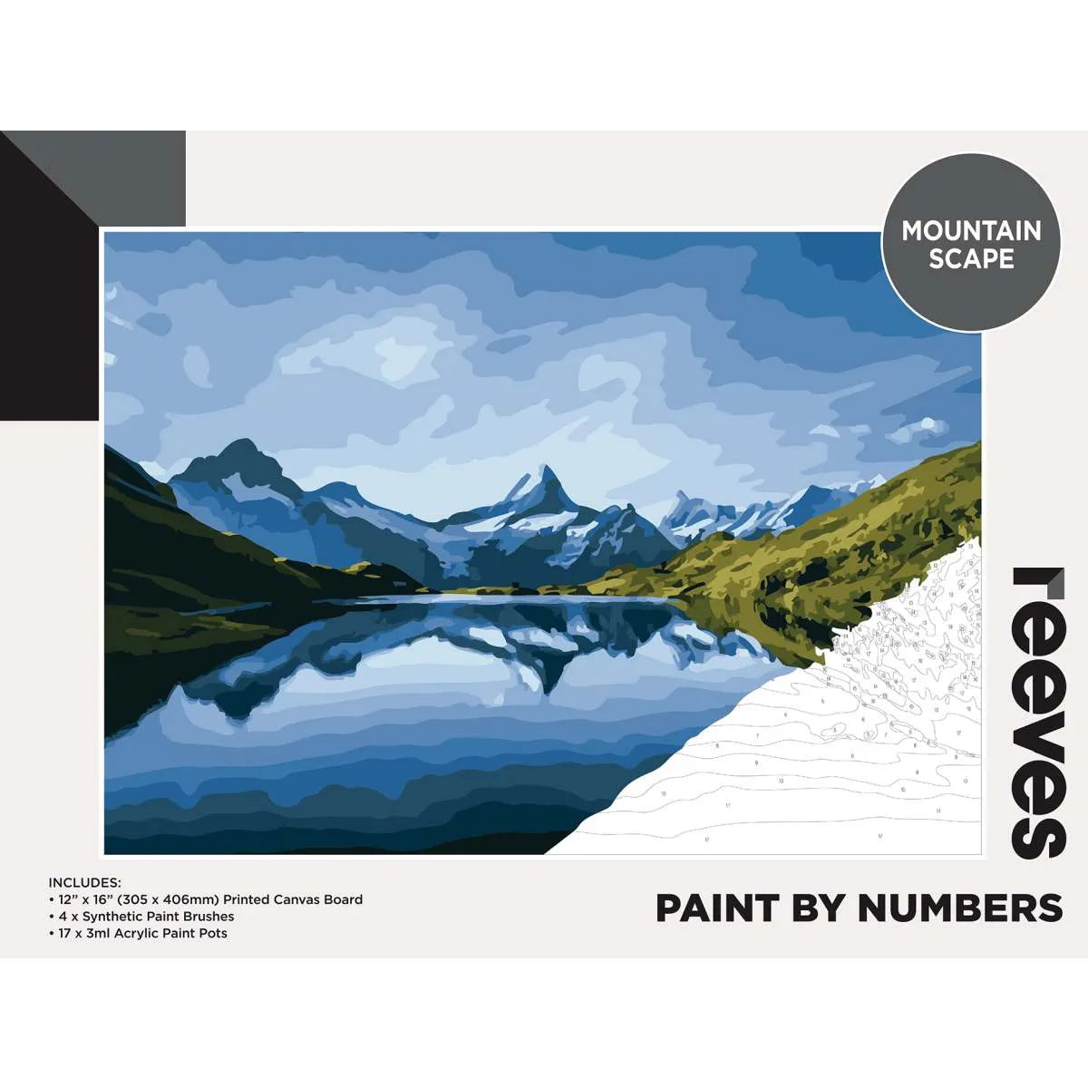 Reeves Paint By Numbers - 20 Designs