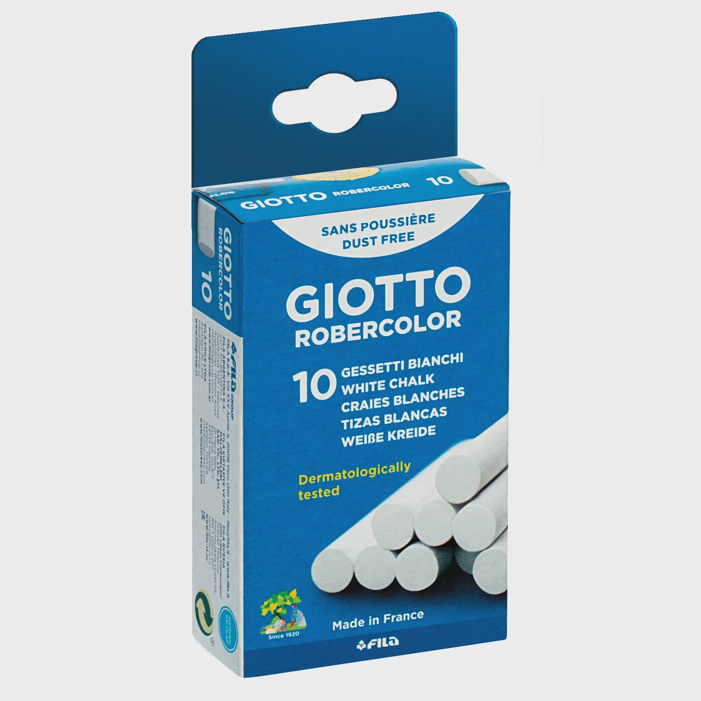 Giotto Chalk White 10 Pack