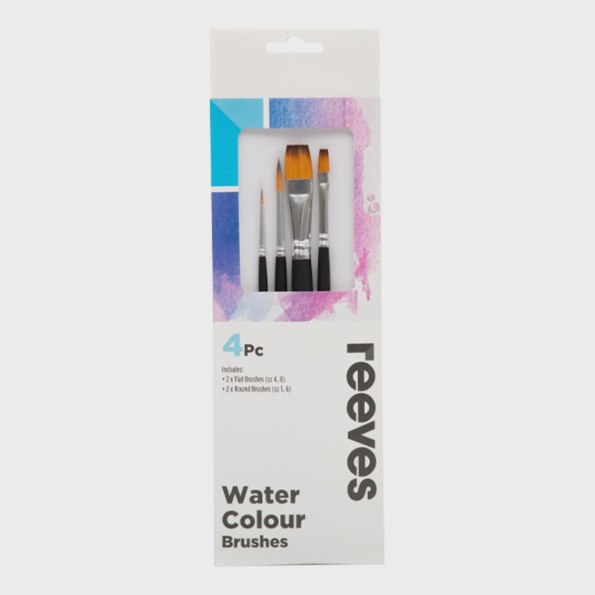 Reeves Watercolour Brush Sets 4pc