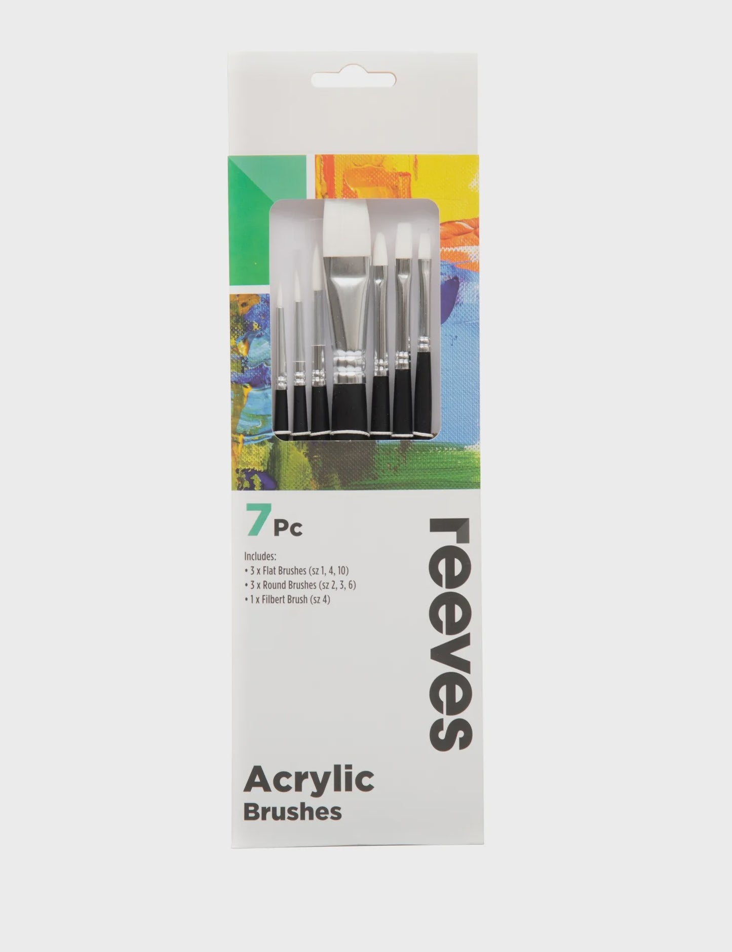 Reeves Acrylic Brush Sets 7pc