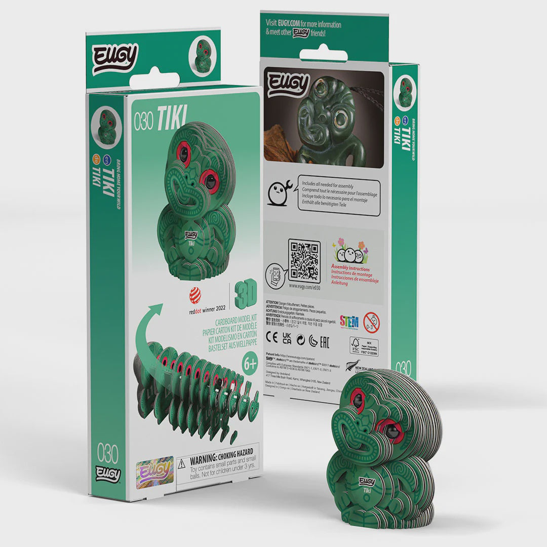 Eugy Tiki 3D cardboard model kit 030