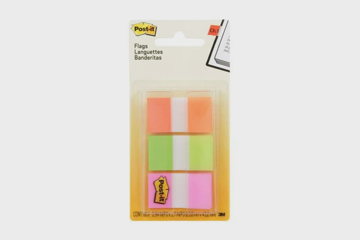 Post It Flags 60Pce-OLP Assorted Pack