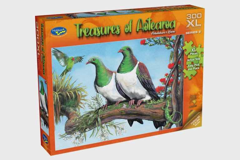 Holdsons 300XL Pohutukawa & Kereru Jigsaw Puzzle (Treasures of Aotearoa)