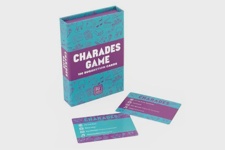 100 Trivia Card Charades Game