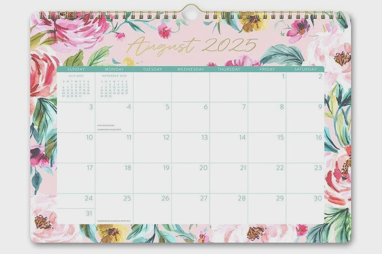 Deluxe Wall Calendar 2026 Bella Flora
