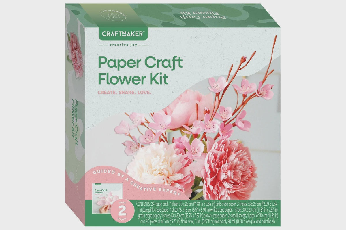 Craft Maker Paper Craft Flower Kit