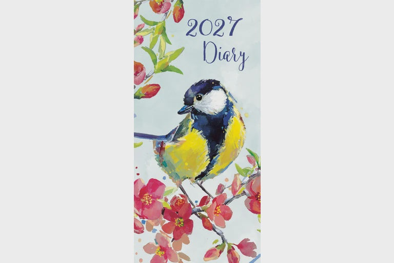 2027 Planner Diary Birdsong Pocket Week to View
