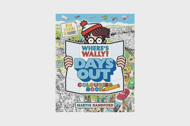 Where's Wally Colouring book