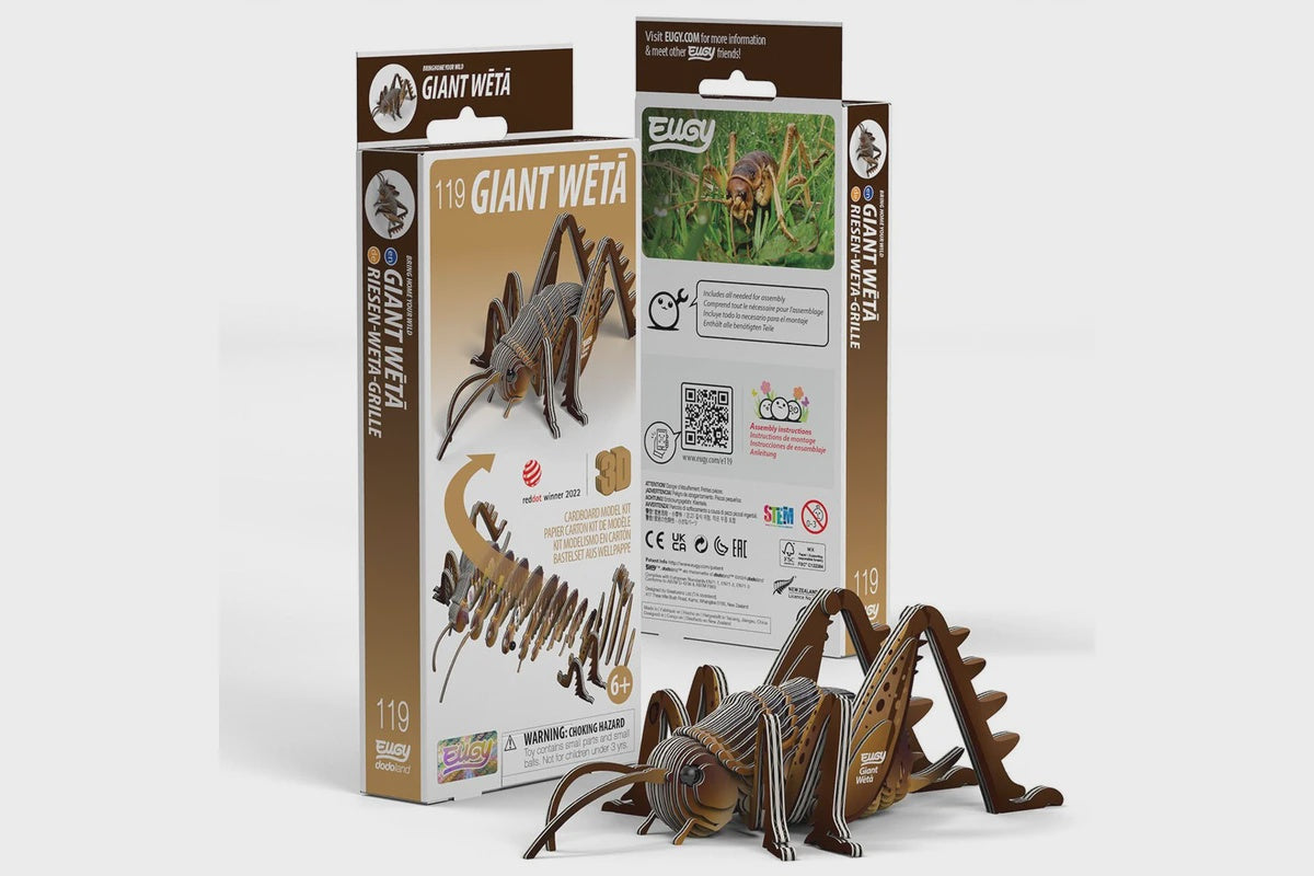 Eugy Giant Weta 3D Cardboard Model Kit 119