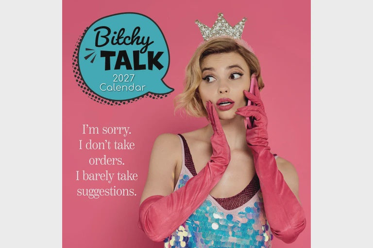 2027 Bitchy Talk - Square Wall Calendar