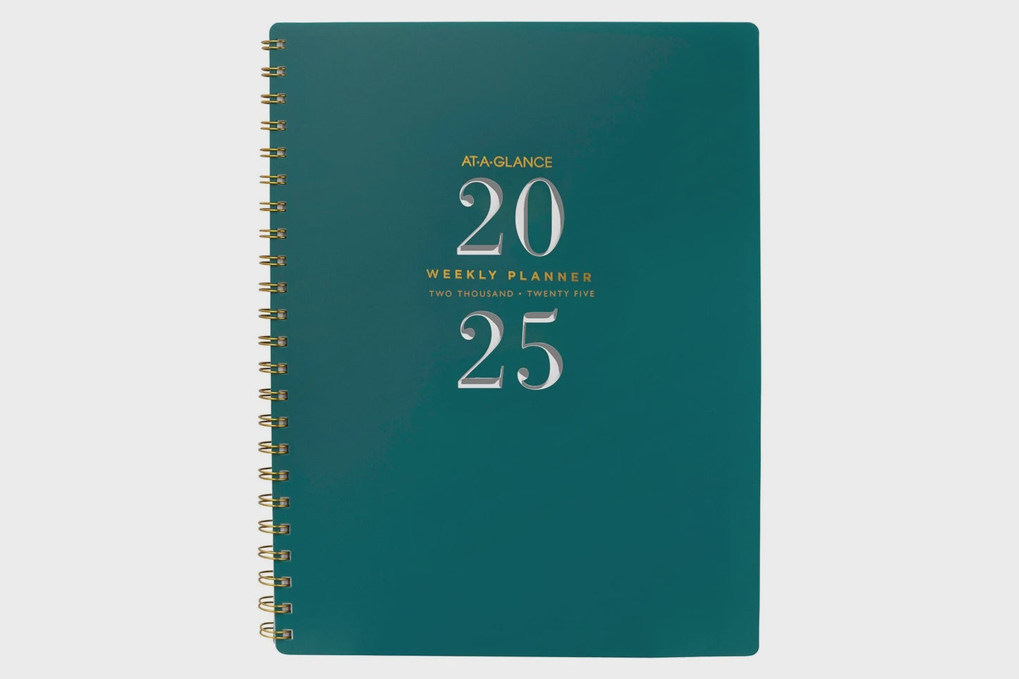 At A Glance Signature Lite 2025 Weekly Planner A4 Teal