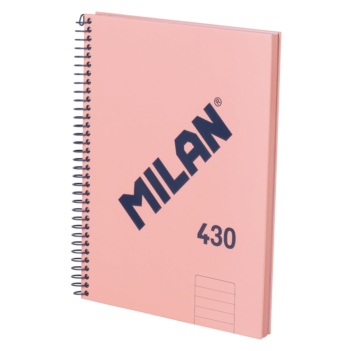 Milan Notebook Spiral Hardcover A5 Pink