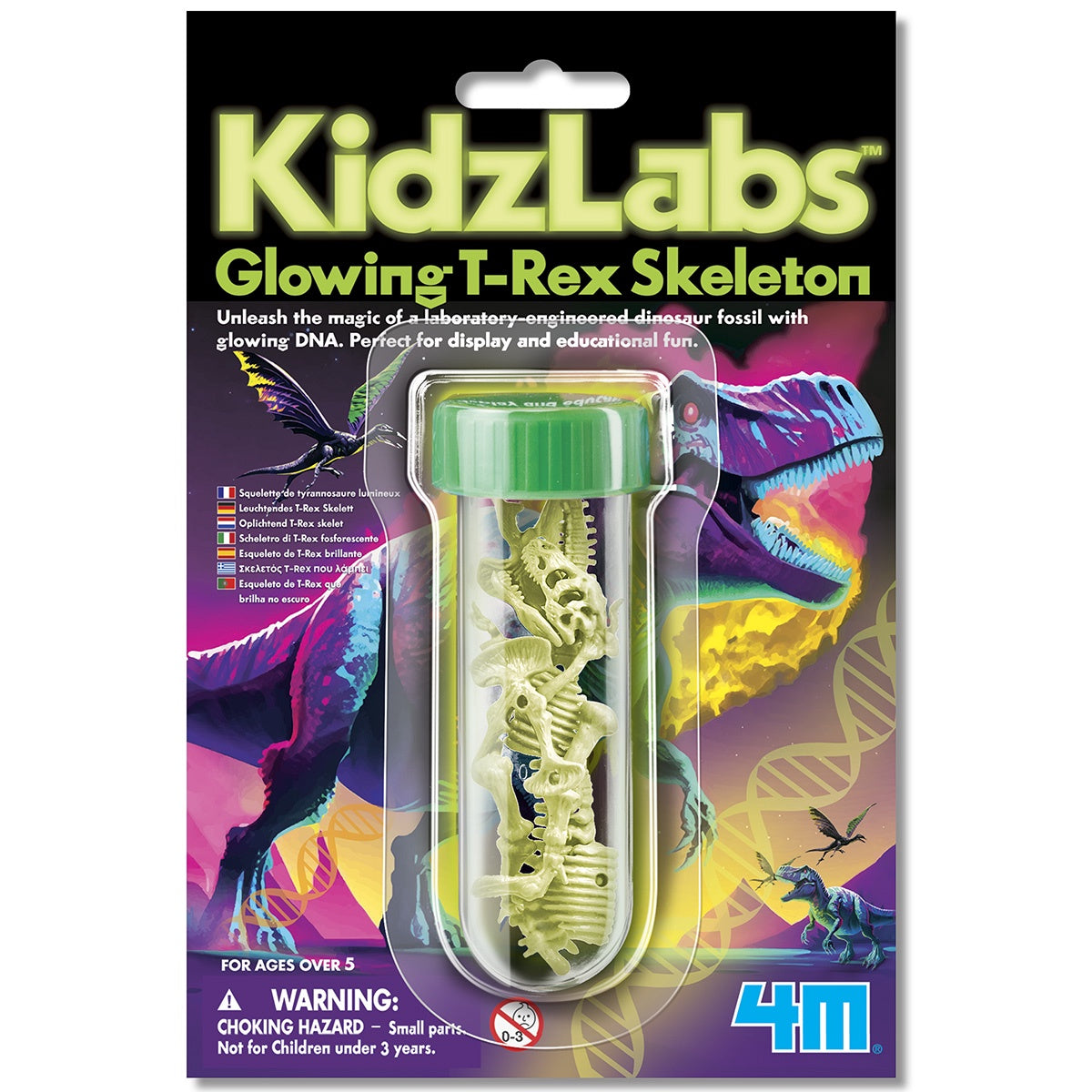Kidz Labs Glowing T-Rex Skeleton