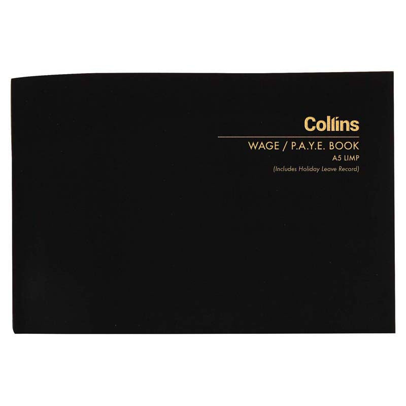 Wage Book Collins A5 Limp 64Lf