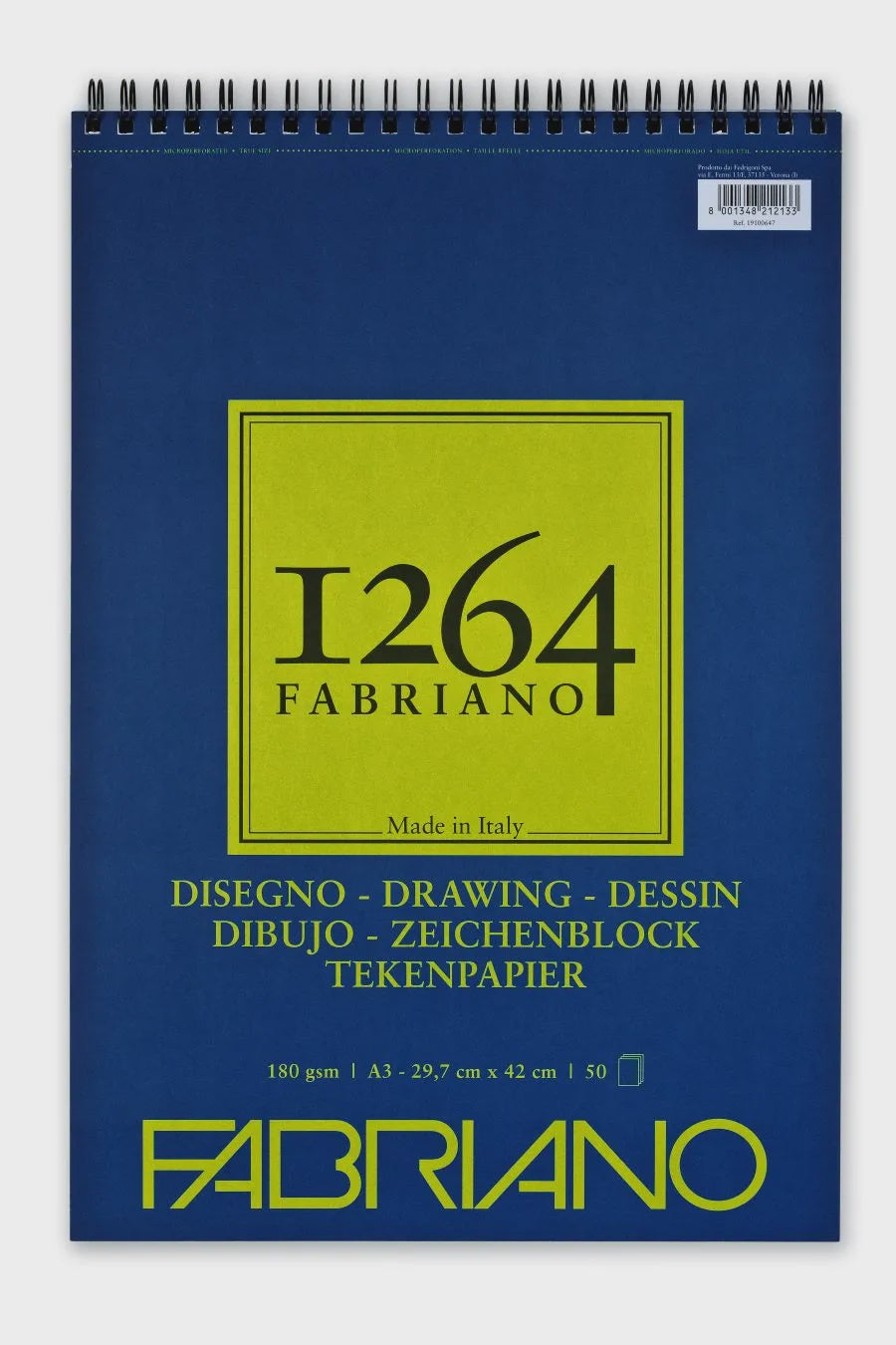Fabriano 1264 Drawing Pad 180gsm A5 30 Sheets