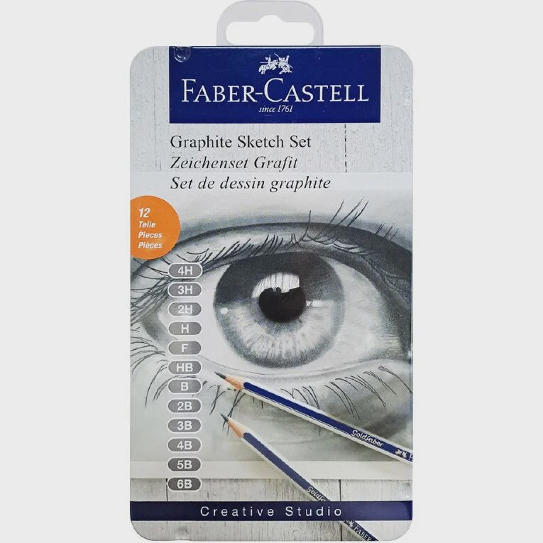 Faber Castell Goldfaber Graphite Sketch Set 12