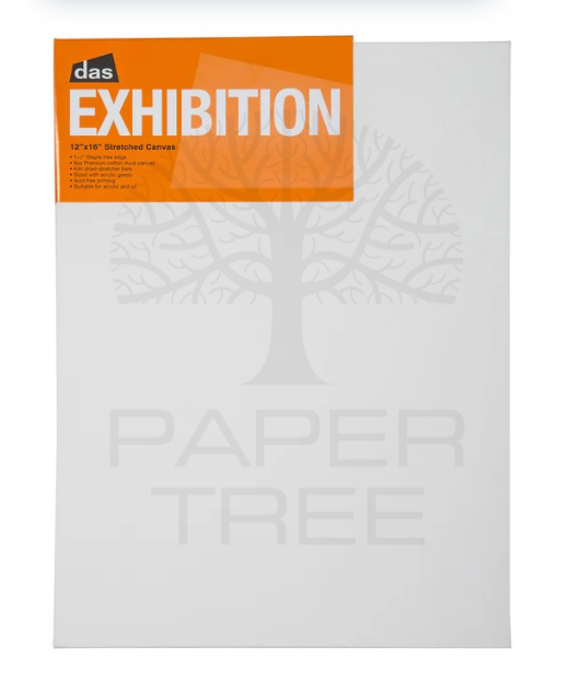 Das Exhibition 1.5" Stretched Canvas 12x16''