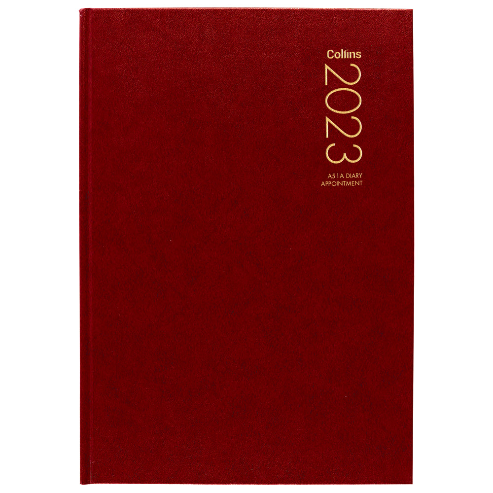 Collins Diary A51A Red Appointment