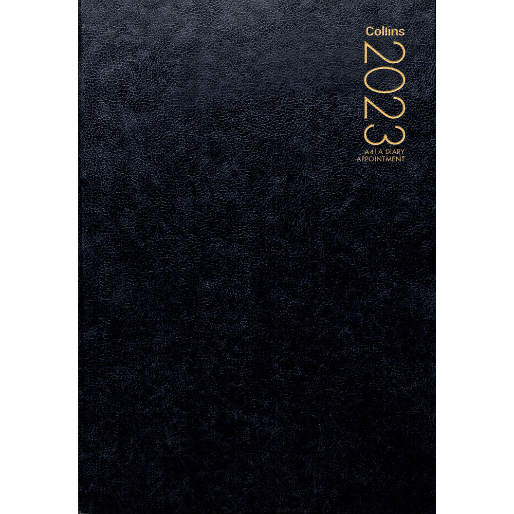 Collins Diary A41A Black Appointment