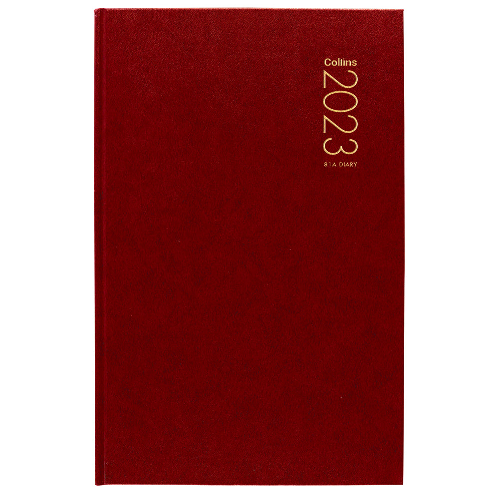 Collins Diary 81A Red 2027