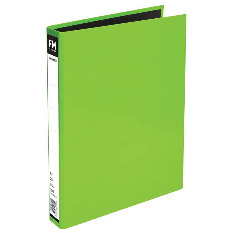 Fm Ringbinder Vivid Lime Green A4