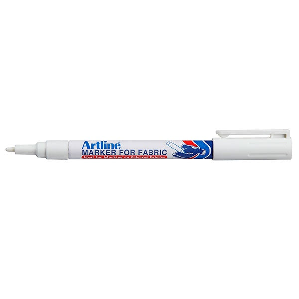 Artline Marker For Fabric White
