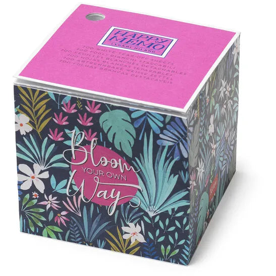 Happy Memo Note Cube