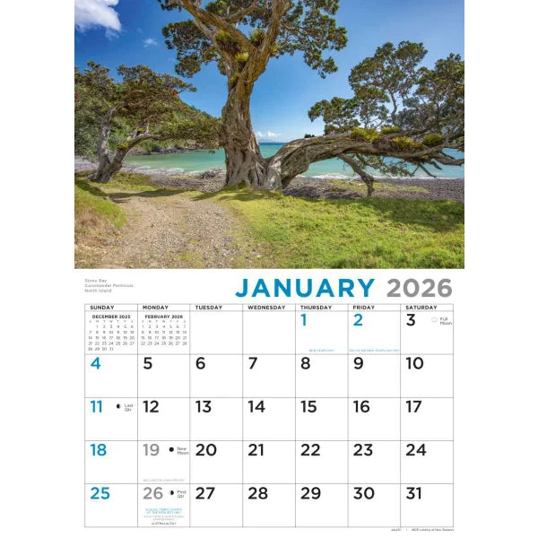 Looking At New Zealand Calendar 2026
