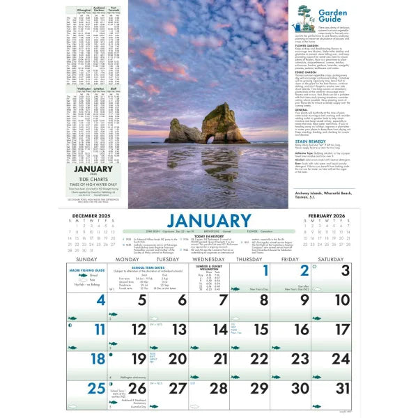 Redi Reference Stitched Booklet Calendar 2026