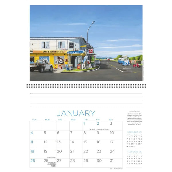 Art of Graham Young Booklet Calendar 2026