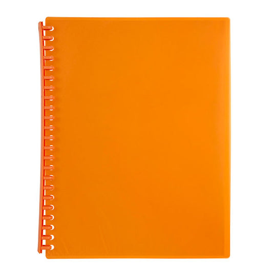 Mbg A4 Display Book 20 Pocket Orange