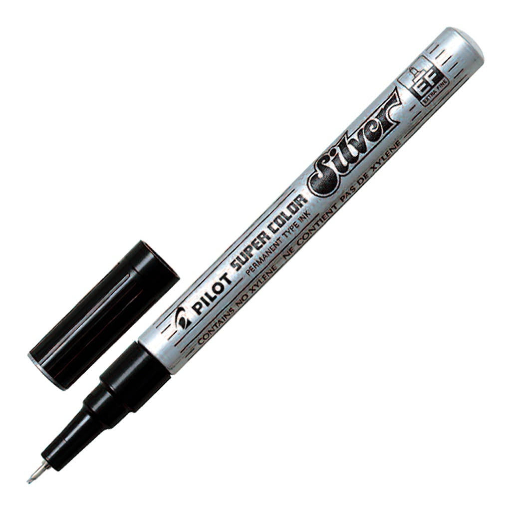 Pilot Super Colour Paint Pen Silver Extra Fine