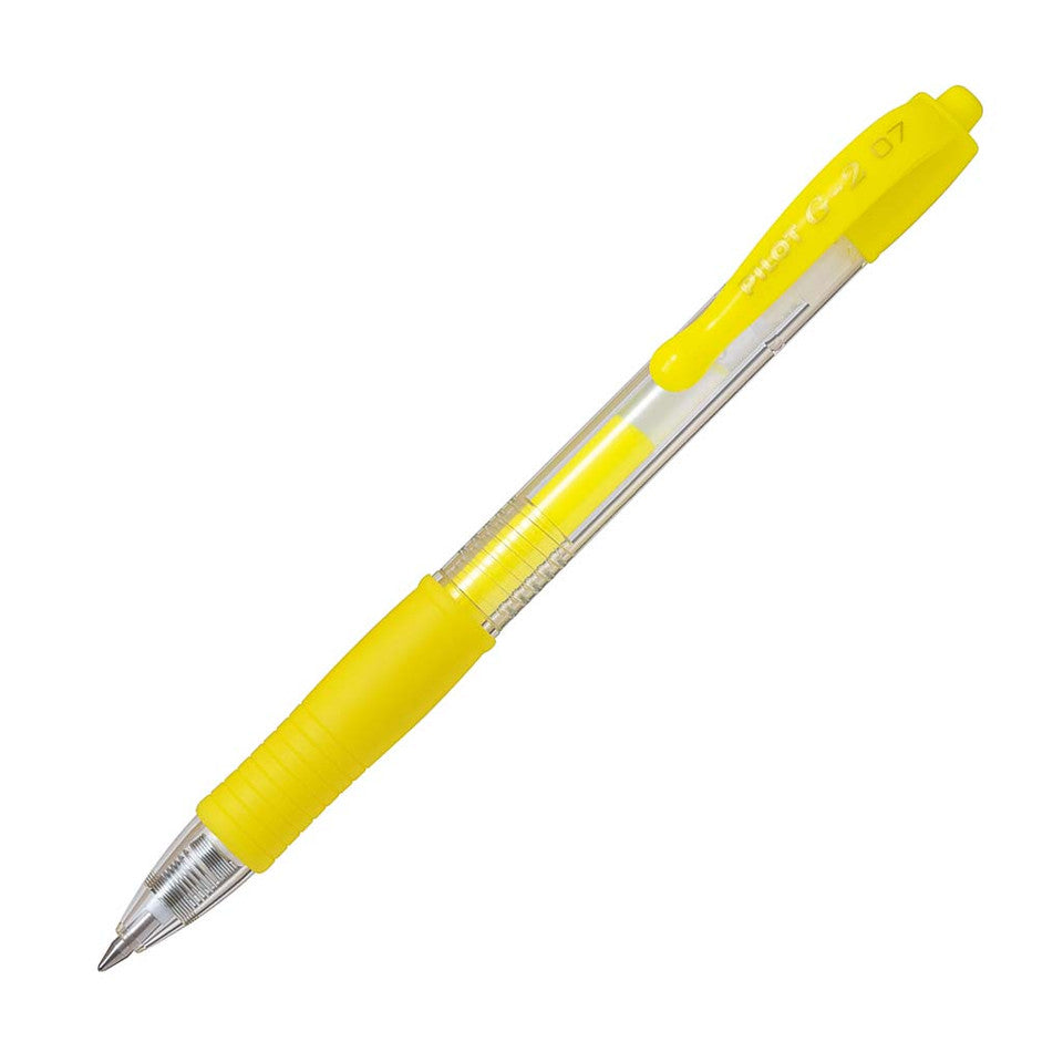 Pilot G2 Gel Pen Fine Neon Yellow