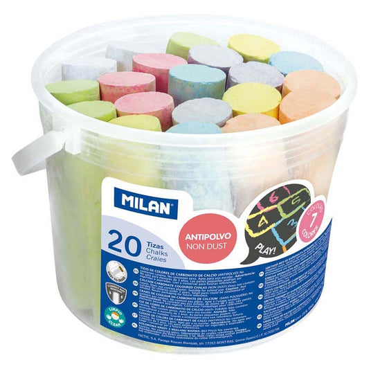 Milan Dust free chalk bucket 20pce