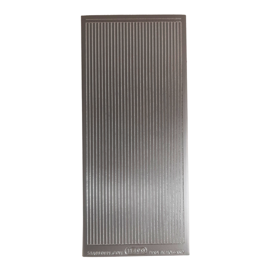 Lines Straight Stickers Silver #PC1149S
