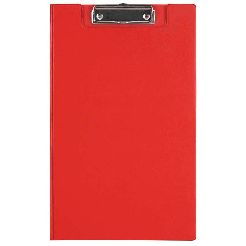 FM Clipboard Pvc With Flap/ Red