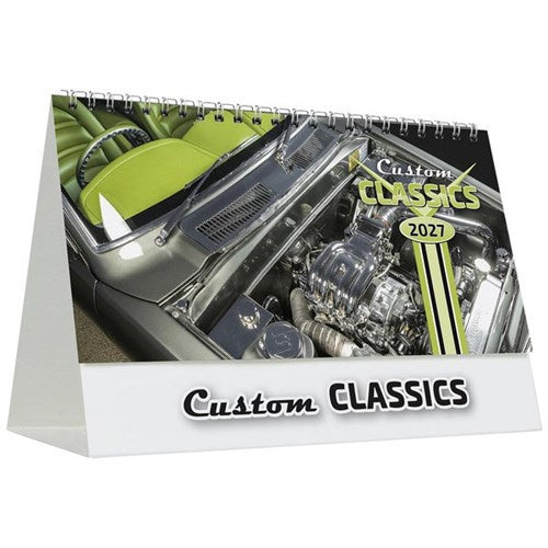 Easy2C Desk Calendar Custom Classics Cars 2027