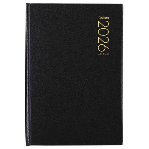 2026 Collins Diary A51 Black Day To Page