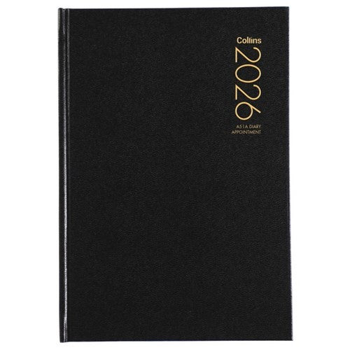 Collins Diary 2026 A51A Black