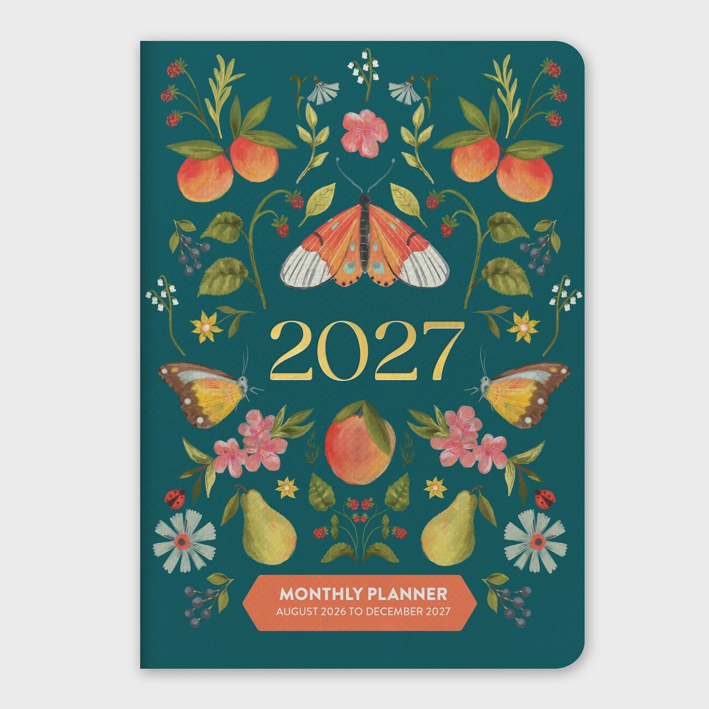 2027 Monthly Pocket Planner: Fruit & Flora