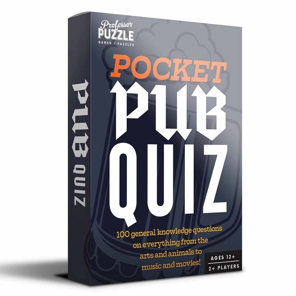 Professor Puzzle Trivia Pack: Pocket Pub Quiz