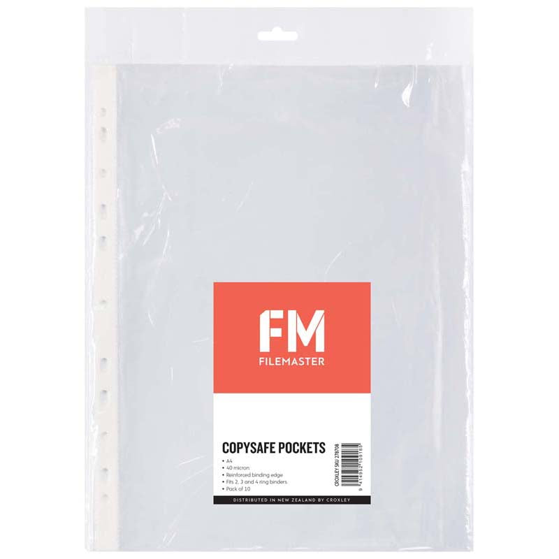 Copysafe Pockets Fm A4 Pk 10