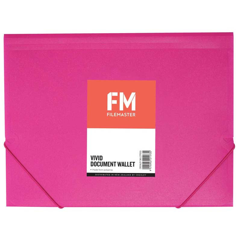 Document Wallet Pink